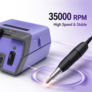 Professional Nail Drill Machine 35000rpm <b>Electric</b> Manicure Pedicure Tool Low Vibration Portable Salon DIY - Product Image 2