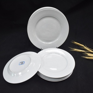 <span class=keywords><strong>Assiette</strong></span> Plate en céramique blanche de 7/8/9/10 pouces, vaisselle Plate en <span class=keywords><strong>porcelaine</strong></span>, ensembles d'assiettes à soupe, articles ménagers pour le Service de Restaurant 4 <span class=keywords><strong>ou</strong></span> 6 - Product Image 1