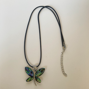 Women Insect Butterfly Pendant Necklace Natural <strong>Abalone</strong> <strong>Shell</strong> 2022 New Unique Design Mother's Day Gift Women's Necklaces - Product Image 3