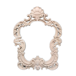 Unfinished Carved Fancy Wood <strong>Mirror</strong> <strong>Frames</strong> - Product Image 4