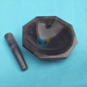 ครกและสากทำจากอาเกตธรรมชาติคุณภาพสูง ครกและสากสำหรับห้องปฏิบัติการ ขนาดเส้นผ่านศูนย์กลาง 40 มม. ถึง 160 มม. - Product Image 6