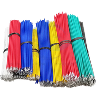 Fil de connexion isolé en PVC 12141618 2022 AWG300V Câble électronique en cuivre étamé à un seul conducteur