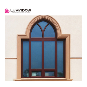 High Quality Swing Open Stained Glass <strong>Window</strong> <strong>Panels</strong> Large Hanging Wooden Frame Horizontal Opening for Villas Folding Screen - Product Image 5