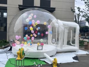 <span class=keywords><strong>VANCEN</strong></span> BBH-36 Tente bulle gonflable en PVC de 3 m de diamètre avec souffleur, installation facile, qualité commerciale, garantie 1 an pour les fêtes - Product Image 1