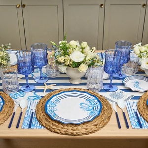 จานสลัดลายปลาดาว DAMAI ชุดจานชามสำหรับงานเลี้ยงแบบกำหนดเอง ชุดจานและแก้วสำหรับงานเลี้ยงแบบใช้แล้วทิ้ง - Product Image 2