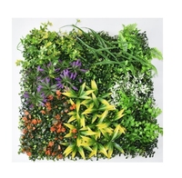 Vente d'usine : Panneaux de plantes artificielles en herbe verte écologiques résistants aux UV de 100 cm pour la décoration murale et de plafond intérieure