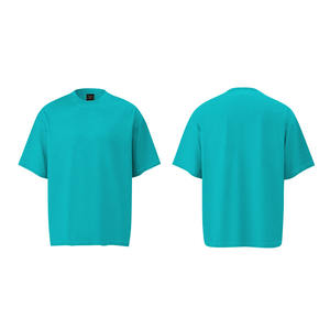 เสื้อยืดสตรีทแวร์สำหรับผู้ชายเสื้อทรงหลวมธรรมดาแขนสั้นผ้าคอตตอน100% ระบายอากาศได้ดีปรับแต่งได้ - Product Image 3