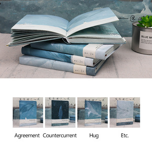 LABON-Cuaderno Kawaii de <span class=keywords><strong>ballena</strong></span>, diario de tapa dura, páginas de Color, Agenda, planificador, regalo de papelería de Corea - Product Image 4