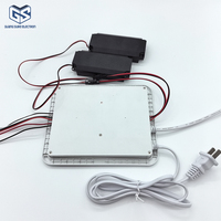 Nouveau design personnalisable, interrupteur tactile à écran HD 6 touches, variateur d'intensité, 12V/5A Max72W, dégivreur, affichage de la température et de l'heure, haut-parleur Bluetooth