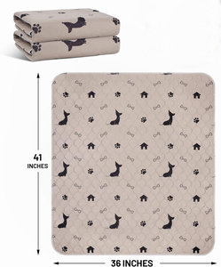 Fabrik-Direkt-Anpassung wiederverwendbares Peesekissen Hund waschbar Trainingsmatte Pee-Kissen günstige Haustier Welpen-Kissen - Product Image 2