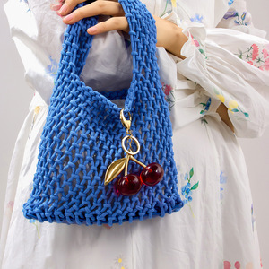 จี้เชอร์รี่สแตนเลสชุบทองรูปผลไม้ ของขวัญสำหรับทุกเพศทุกวัย - Product Image 4