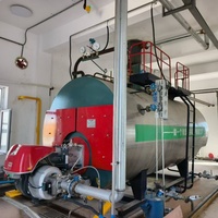 Chaudière à vapeur industrielle horizontale à gaz basse pression de 10 tonnes, adaptée aux hôpitaux et aux usines