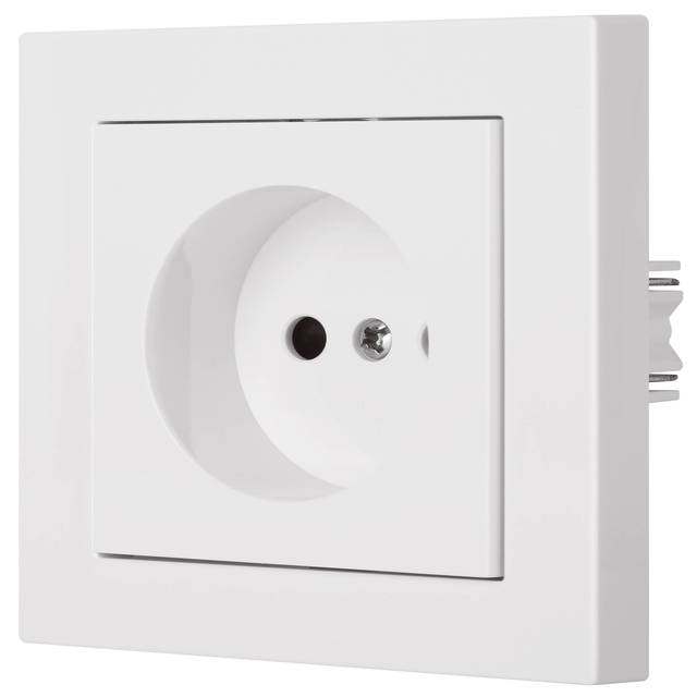 Europe Manufacturers High Quality Electric Wall Switch Socket German Schuko Type Recessed AC Socket
