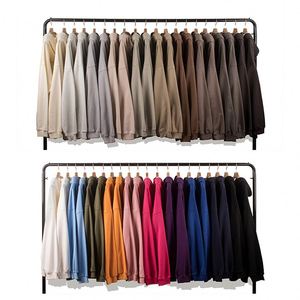 Sweat-shirts d'hiver épais personnalisés, unisexe, en coton de haute qualité, pull-over lourd 360g, impression numérique, sans cordon de serrage - Product Image 2