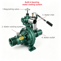 Pompe d'irrigation agricole diesel 260 HP à haute pression, refroidie par eau, pour l'irrigation et l'alimentation en eau des maisons familiales