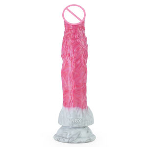 Dildo réaliste en silicone médical de 8 pouces avec un gros pénis pour femmes Cyber Animals Huge Penis - Product Image 3