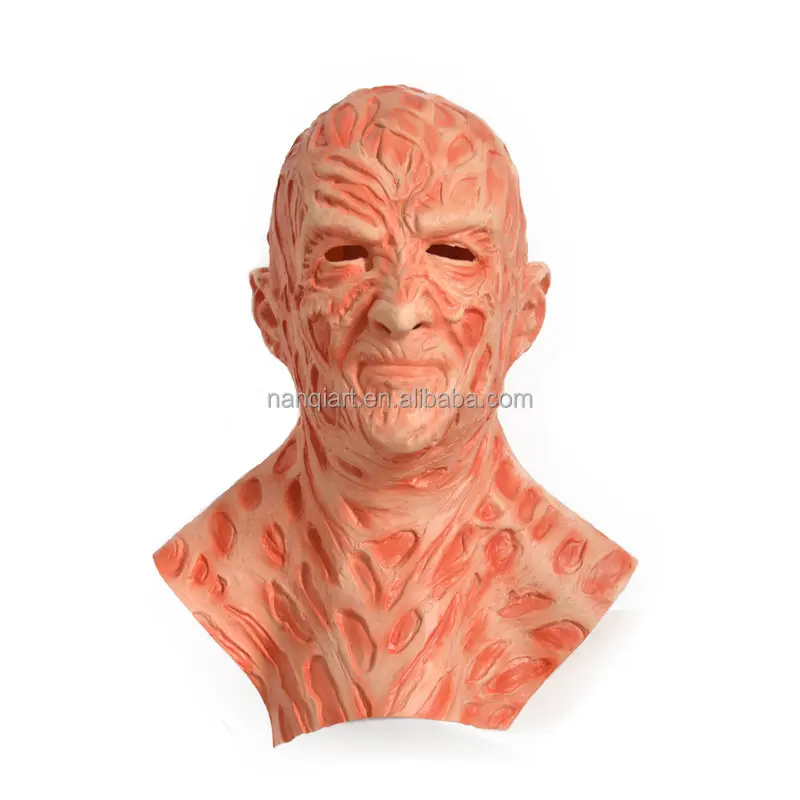 Realistische Cosplay Volwassen Actiefiguren Enge Griezelige Monster Latex Volledig Hoofdmasker Voor Festival Gedrukt Pc-Materiaal