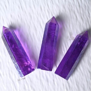 Venta al por Mayor de Torres de Cuarzo Púrpura Aura Pulido CrystalHola, Feng Shui, 4-10cm, Decoración Moderna y Relajante para el Hogar, Oficina y Dormitorio - Product Image 6