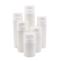 Bouteilles vides de 5ml, 10ml, 15ml, 30ml, 50ml, 100ml, 150ml, 200ml, grande pompe à Lotion en plastique sans air pour crème et cosmétiques