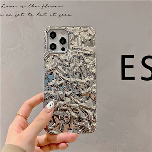 Funda Premium para Teléfono con Papel de Aluminio Plateado, Compatible con iPhone 17ProMax 16 15 14 13 12, para Hombres y Mujeres - Product Image 2