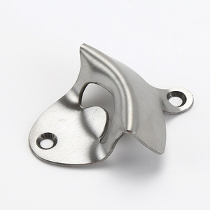 Factory direct supply of stainless steel wall-mounted beer bottle <b>openers</b>, creative advertising bottle <b>openers</b>, wholesale. - Product Image 3