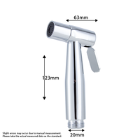 Ensemble de pistolets à pulvérisation ABS, pistolet à eau sous pression, bidet, chasse d'eau pour toilettes, pommeau de douche, pistolet de pulvérisation pour salle de bain