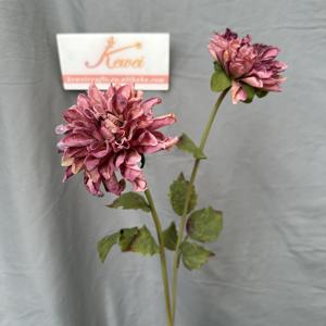 科威T640手工制作逼真的人造大丽花高级人造植物装饰颜色活动派对展示 - Product Image 6