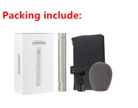 Microphone à condensateur XLR à diaphragme étroit, professionnel pour performance chorale, cardioïde, mini micro canon