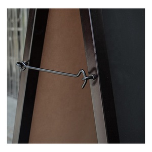 Panneaux de tableau noir en <span class=keywords><strong>bois</strong></span> de vente chaude tableau noir double face panneaux de cadre en A en <span class=keywords><strong>bois</strong></span> personnalisés pour craies panneau publicitaire pour les magasins - Product Image 4