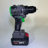 Vente en gros Ensemble d'outils électriques sans fil 4-en-1 Clé puissante pour chantier Perceuse marteau pour meuleuse d'angle-Couleur grise Support OEM personnalisable