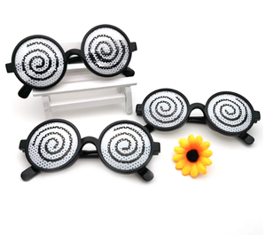 نظارات تنكرية, نظارات على شكل الدورانية ، نظارات زخرفية مرحة ، ملحقات زي الهالوين ، 2022 - Product Image 3