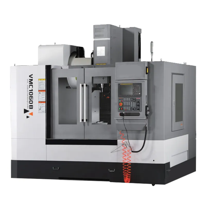 High Speed CNC Lathe VMC1060B Machine Tool Vertical CNC Metal Cutting Machine With 3 Axes Roller Linear Guideway
