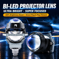 Projecteur LED HD004 2,5 pouces à double faisceau, phare Plug and Play, faisceau super focalisé plus lumineux, amélioration de l'éclairage automobile sans perte de puissance
