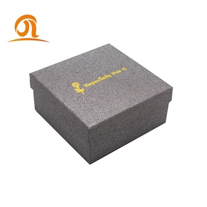 Cajas de joyería Cajas de regalo de papel de tamaño personalizado Cajas de pulsera de cartón natural con rafia llena - Product Image 2