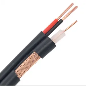 RG59 CCTV Cables Security Camera/antenna TV RG59 Coaxial Cable Power Wire Coaxial Cable RG59 PVC Physical Foam PE or Solid PE