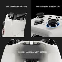 Manette de jeu sans fil GameSir T4 Pro pour PC/iPhone/Android/Switch, double vibration, Bluetooth, manette de jeu pour téléphone portable