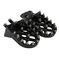 Repose-pieds de moto en alliage d'aluminium J-25, repose-pieds antidérapants à pointes pour X3/MX3/MX4/MX5, pièces de rechange améliorées