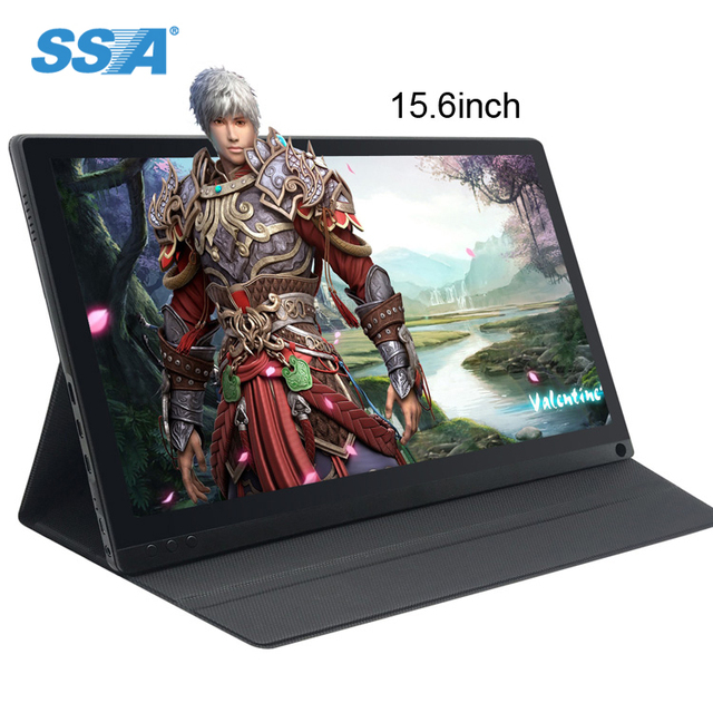 Large Stock Best Selling 15.6 Inch Screen with HDMI Type c USB Port Gaming Full 1920*1080P Portable Monitor