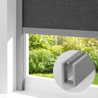 Tira de Bloqueo de Luz para Ranuras Laterales, Precio de Fábrica, en Forma de U, Resistente al Viento y al Sol, Canal de Oscurecimiento, Persianas y Cortinas de Aleación de Aluminio