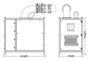 Suspensi udara Motor Blower Turbo sentrifugal, perawatan Air tawar 380V kebisingan rendah 20000-65000 R/m 30% hemat energi - Product Image 3