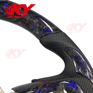 Racing Sports Custom Forged Carbon Fiber Steering Wheel for Ford Mustang GT GT500 Shelby GT350 EcoBoost <b>Mach</b> 1 Car Accessories - Product Image 2