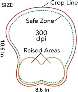 Ergonomic Silicone gel phim hoạt hình Nude ASS sexy vú cô gái boob dễ thương tùy chỉnh Tự Làm cổ tay còn lại hỗ trợ 3D Anime Mousepad chuột Pad - Product Image 2