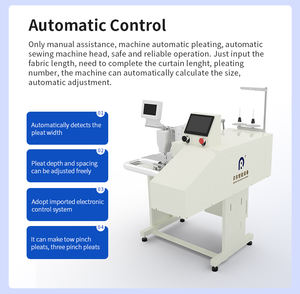 EISENKO Machine industrielle automatique de plissage de rideaux de haute qualité, composants essentiels à point de chaînette, PLC/Moteur/Engine, haute vitesse, CE - Product Image 4
