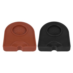 Silicone Espresso Tamper Mat – Anti-Slip Coffee Tamping <b>Station</b> with Corner Holder, Barista <b>Tool</b> for Mess-Free Tamping – Fits 51 - Product Image 2