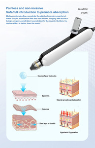 Máy bắn serum áp suất cao không kim, loại bỏ nếp nhăn da, 2 trong 1, không đau, dùng cho da đầu - Product Image 3