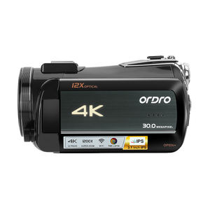 Caméscope à <span class=keywords><strong>zoom</strong></span> <span class=keywords><strong>optique</strong></span> 12X Caméra vidéo professionnelle 4K UHD Caméra de diffusion en direct pour vlogging - Product Image 2