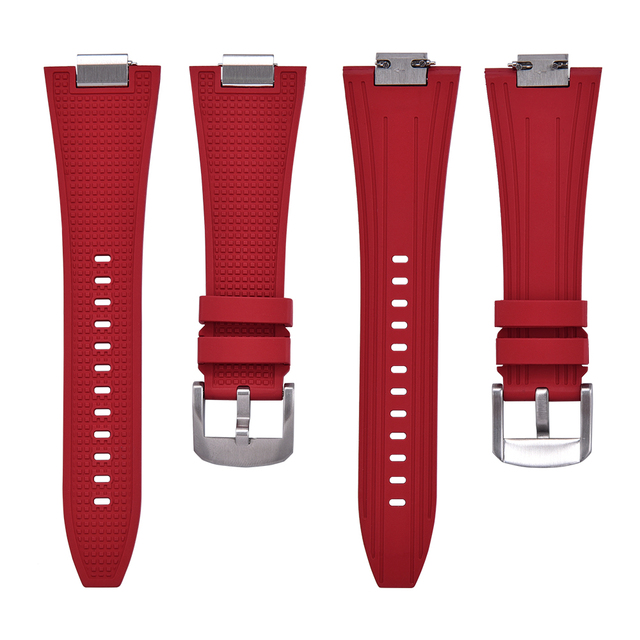 JUELONG PRX Strap FKM Rubber Watch Strap 26X12mm Waterproof Quick Release Rubber Watch Strap