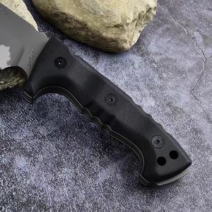 Couteau de poche tactique de survie personnalisable ML M33 OEM, bois de noyer, caoutchouc, lame en acier inoxydable G10 pour usage industriel EDC, bricolage - Product Image 4