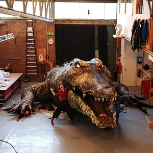 Décoration de scène <span class=keywords><strong>gonflable</strong></span> personnalisée, modèle de <span class=keywords><strong>crocodile</strong></span> <span class=keywords><strong>gonflable</strong></span> géant pour toile de fond - Product Image 2