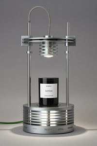 France led chambre aromathérapie lampe de table style industriel en acier inoxydable créatif art déco lampes de table en cire fondue - Product Image 3